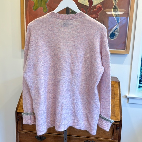 ALYSI Super Kid Mohair Cardigan- Unicorn - Picture 3 of 4